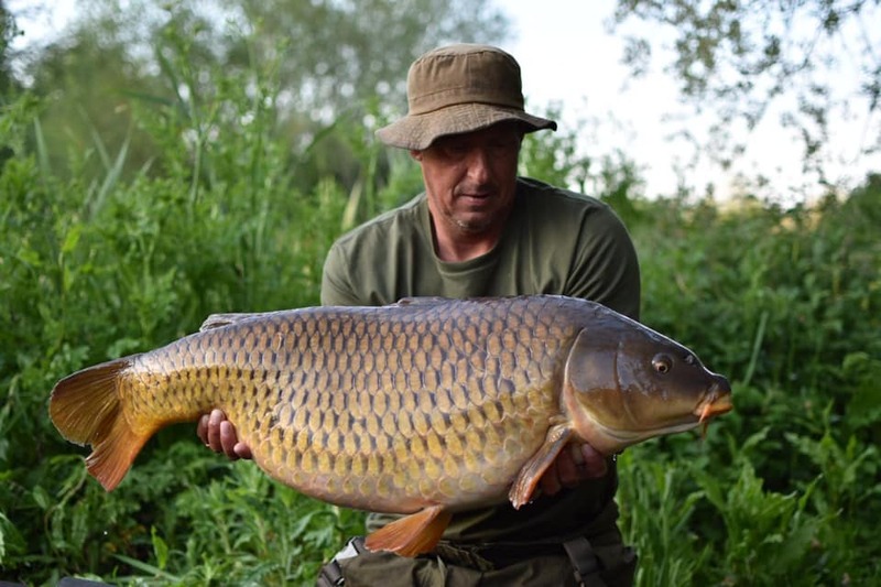 Dave with one of several thirty plus commons from the final week